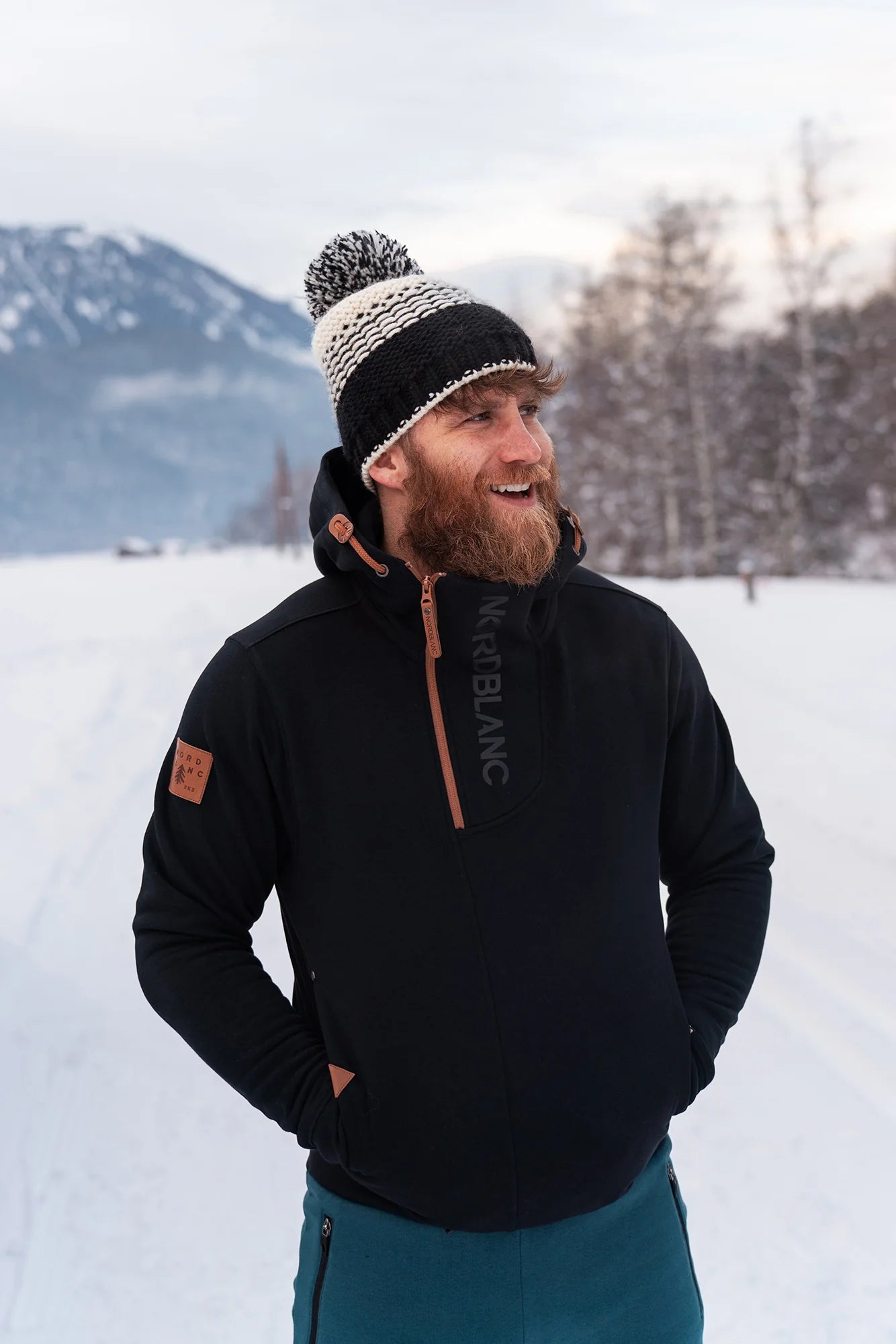 Mütze Damen - FROSTY schwarz-2