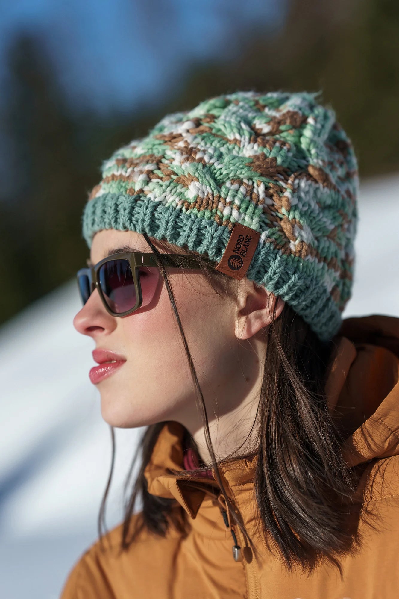 Mütze Damen - KNIT grün-4