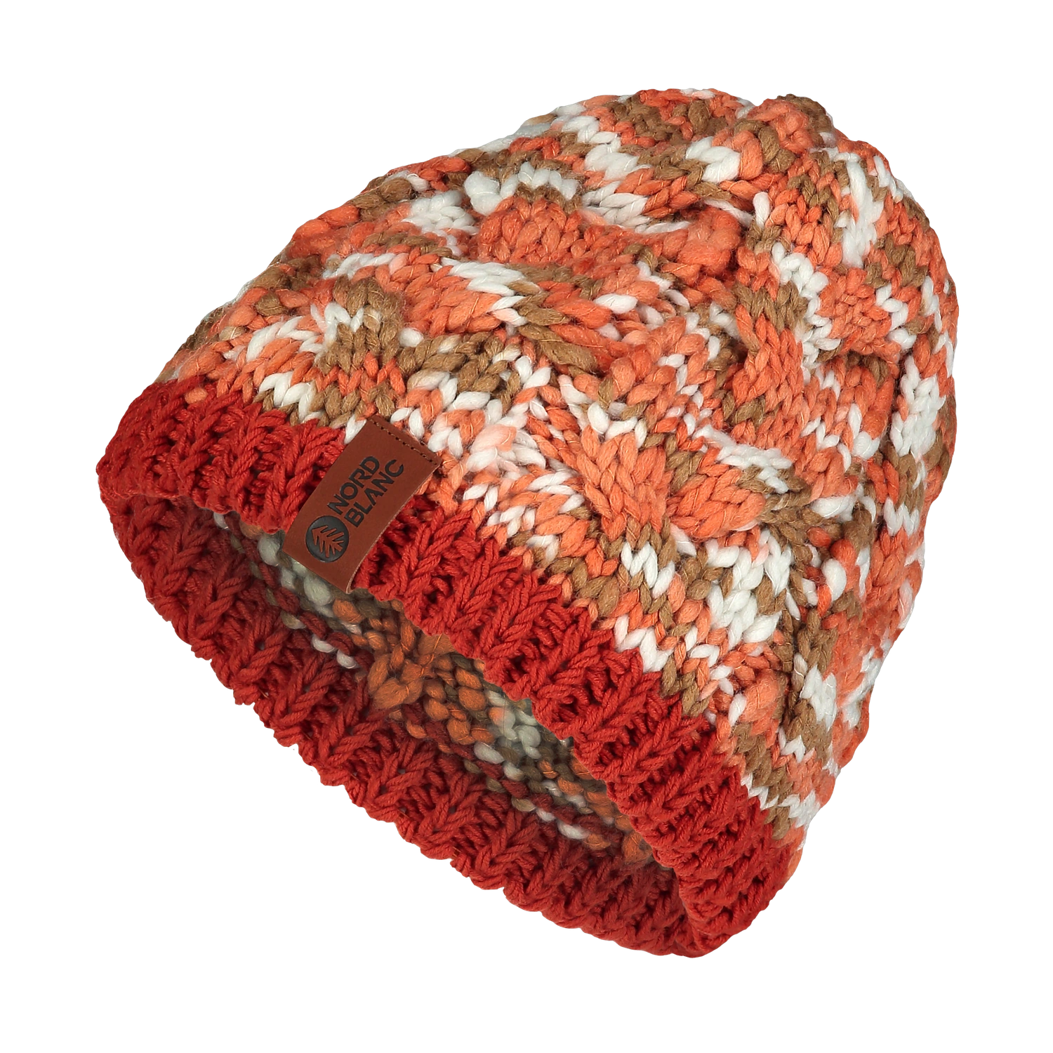 Hat women's - KNIT orange