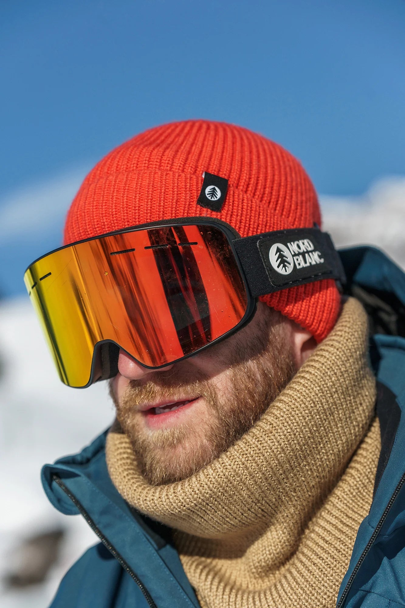 Neck warmer - TUNNEL beige-6