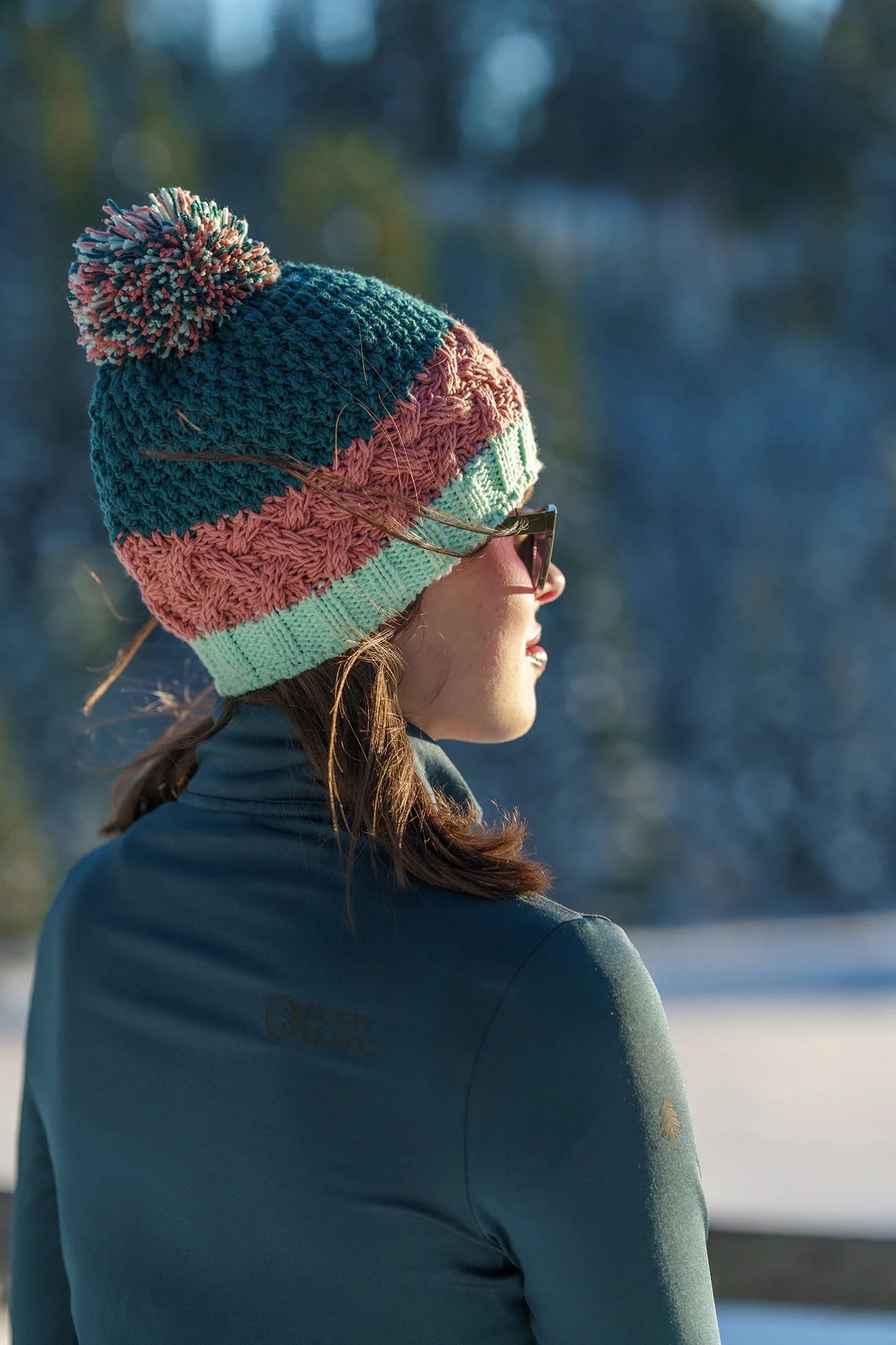 Hat - STRIPES green-3