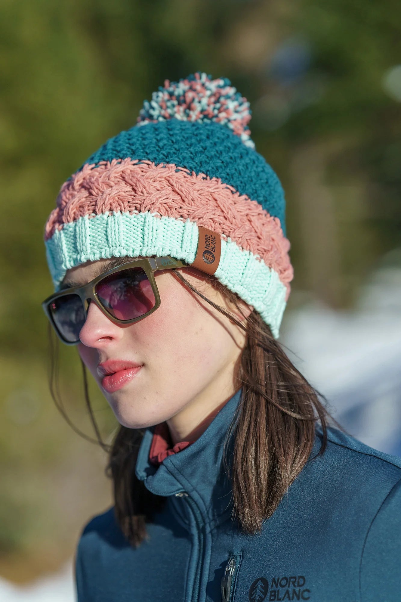 Hat - STRIPES green-5