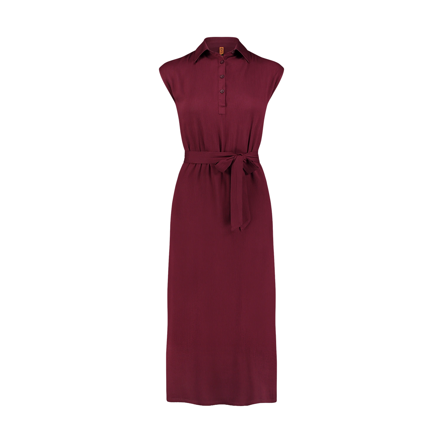 Sommerkleid Damen - CHEMISE weinrot