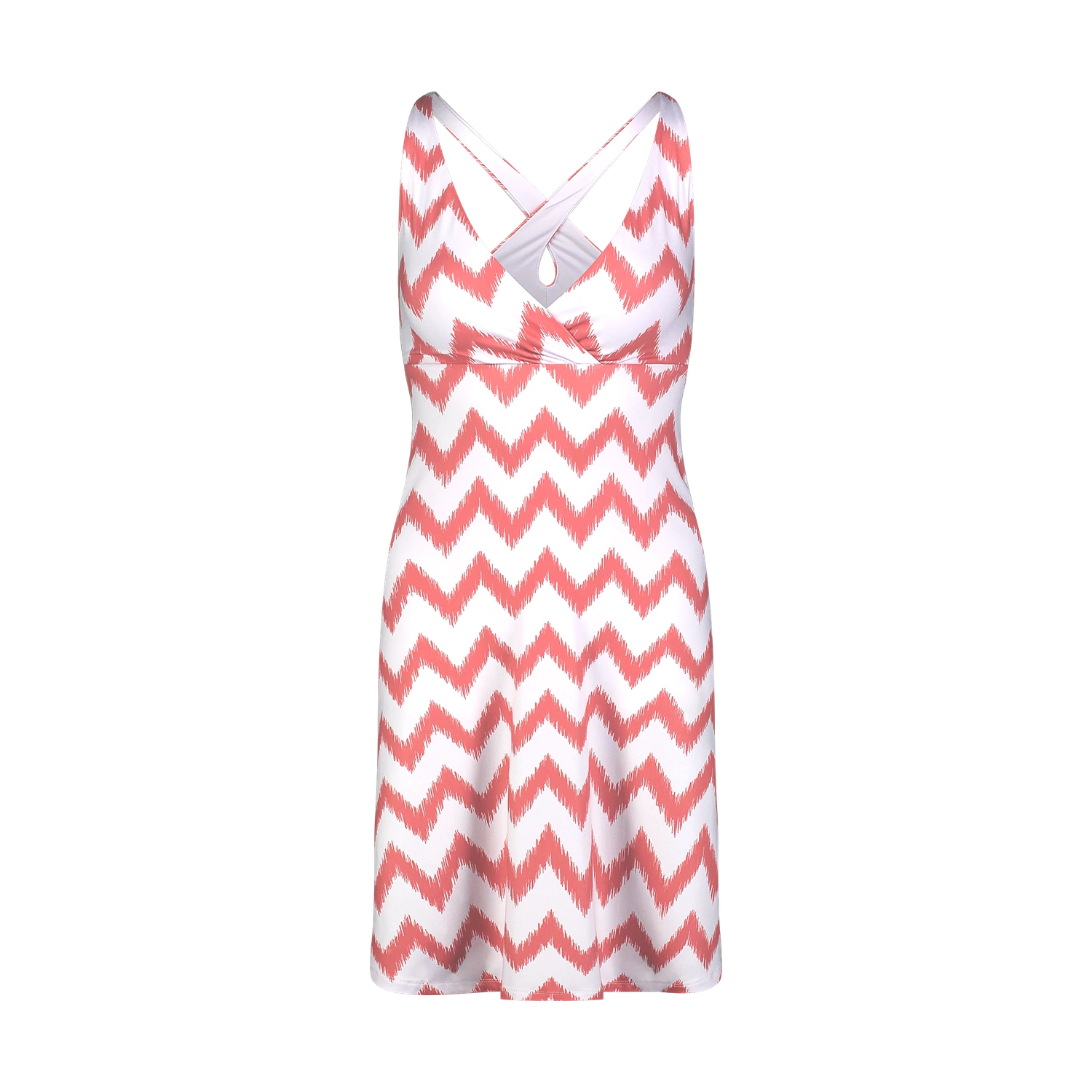 Sports dress women's - V-NECK pink-1