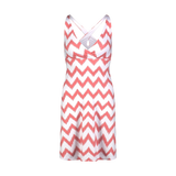 Sports dress women's - V-NECK pink