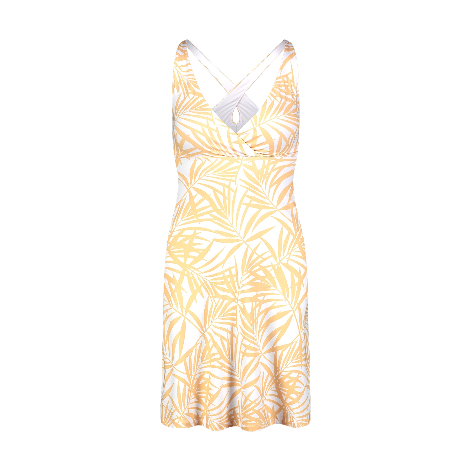 Športska haljina ženska - V-NECK bež-1