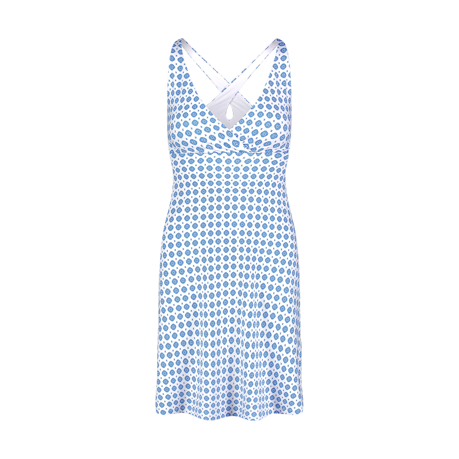 Sports dress women's - V-NECK blue-1