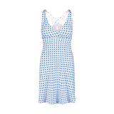 Sports dress women's - V-NECK blue