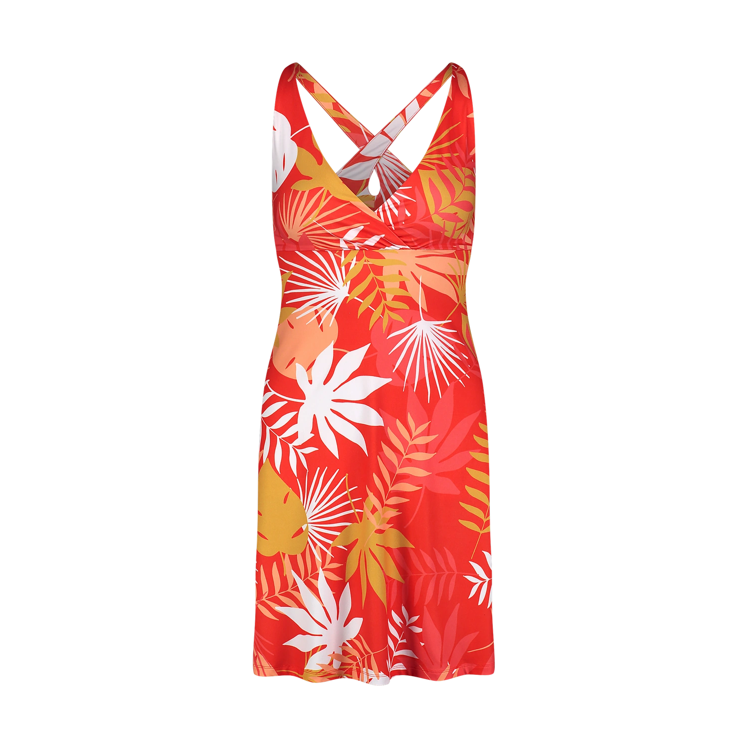 Sports dress women's - V-NECK orange-1