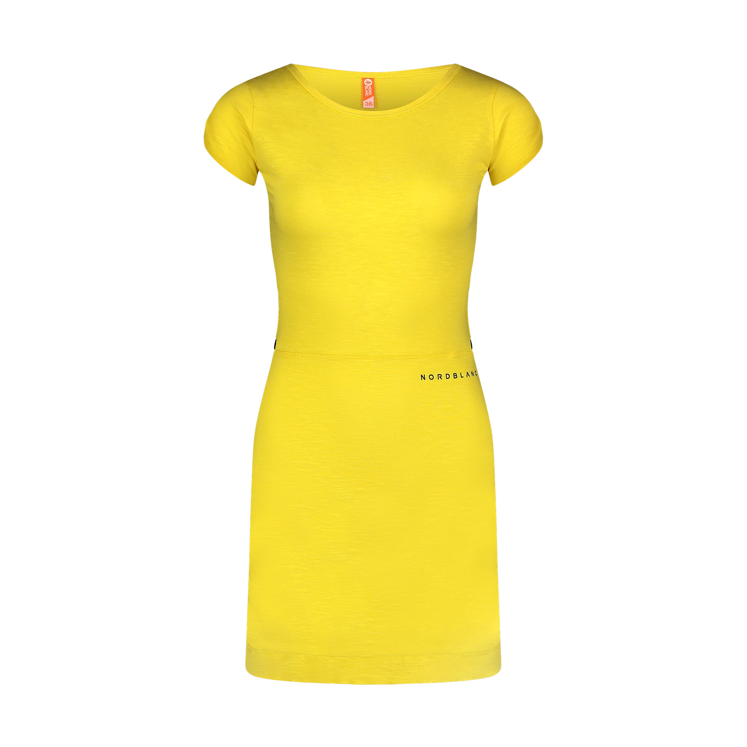 Rochie pentru femei - WAISTLINE galbenă-1