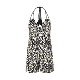 Overall pamutból női - BOHO fekete