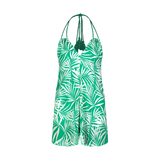 Overall pamutból női - BOHO zöld