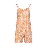 Salopetă din bumbac pentru femei - TROPIC bej