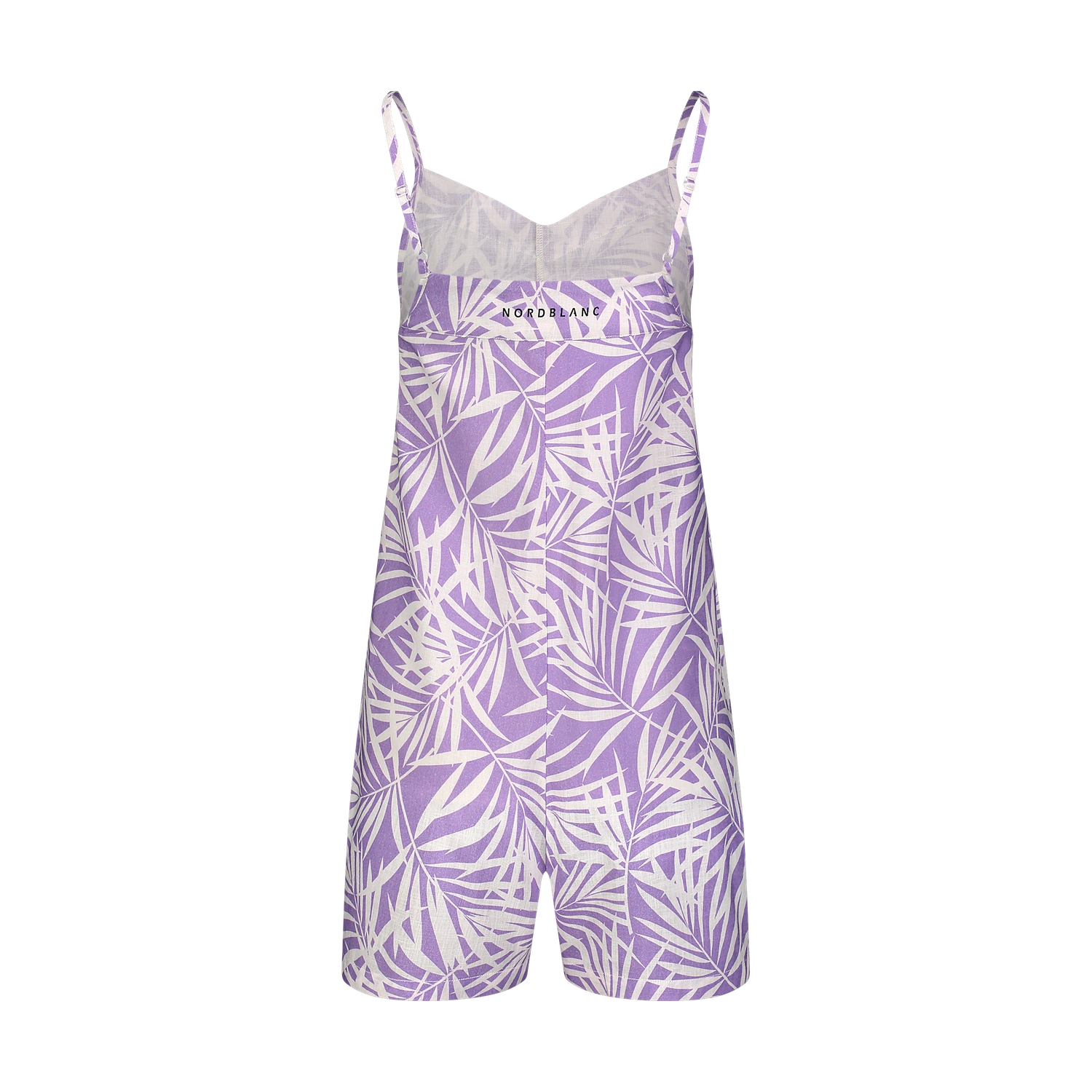 Cotton overal shorts women's - TROPIC violet-3