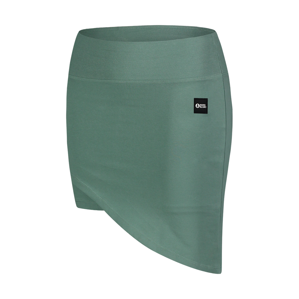 Katoenen rok dames - AMANDA groen – afbeelding 2