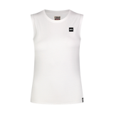 Bombažna majica brez rokavo ženska - TANKTOP bela