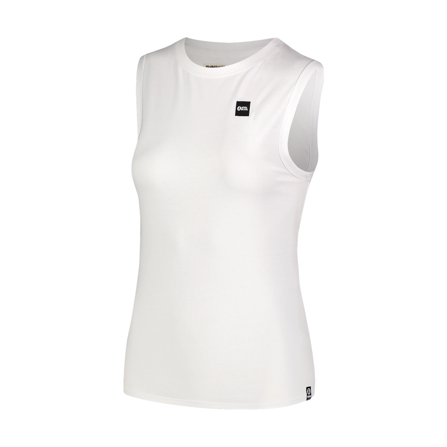 Bombažna majica brez rokavo ženska - TANKTOP bela-2