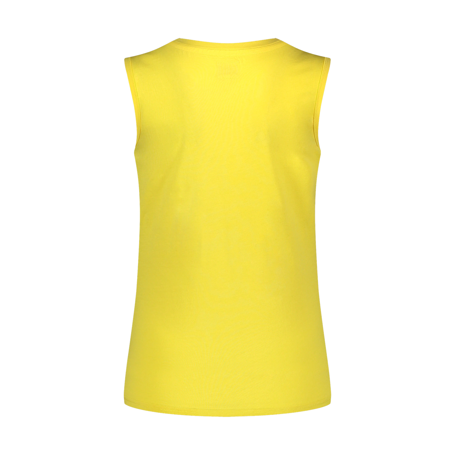Bombažna majica brez rokavo ženska - TANKTOP rumena-3