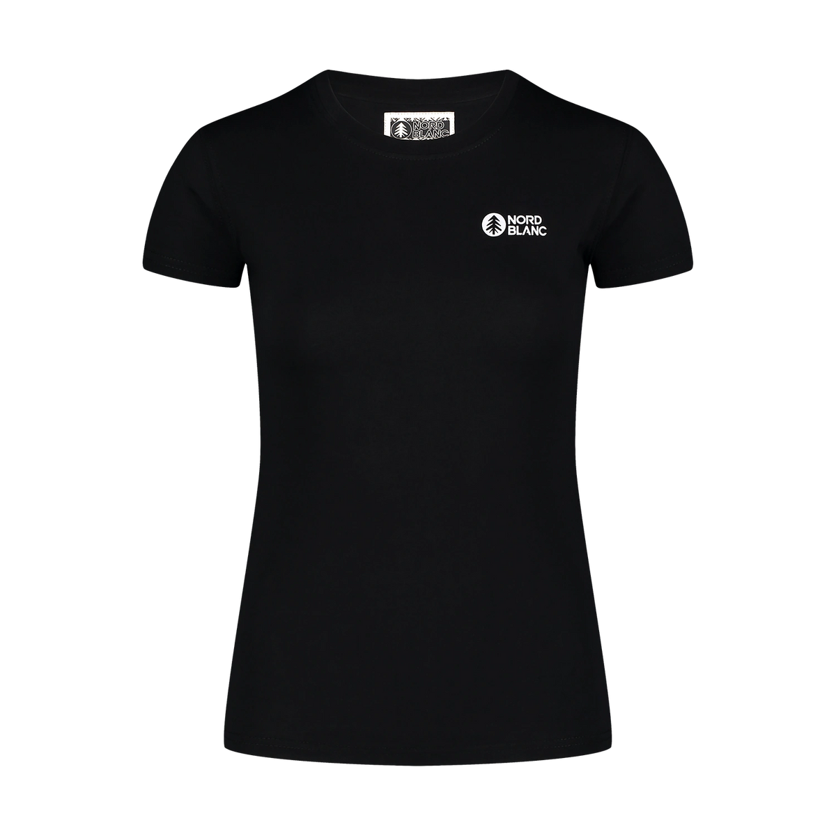 Organic cotton t-shirt women's - SUNSHINE black