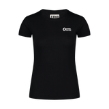 Organic cotton t-shirt women's - SUNSHINE black