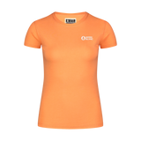 Organic cotton t-shirt women's - SUNSHINE orange