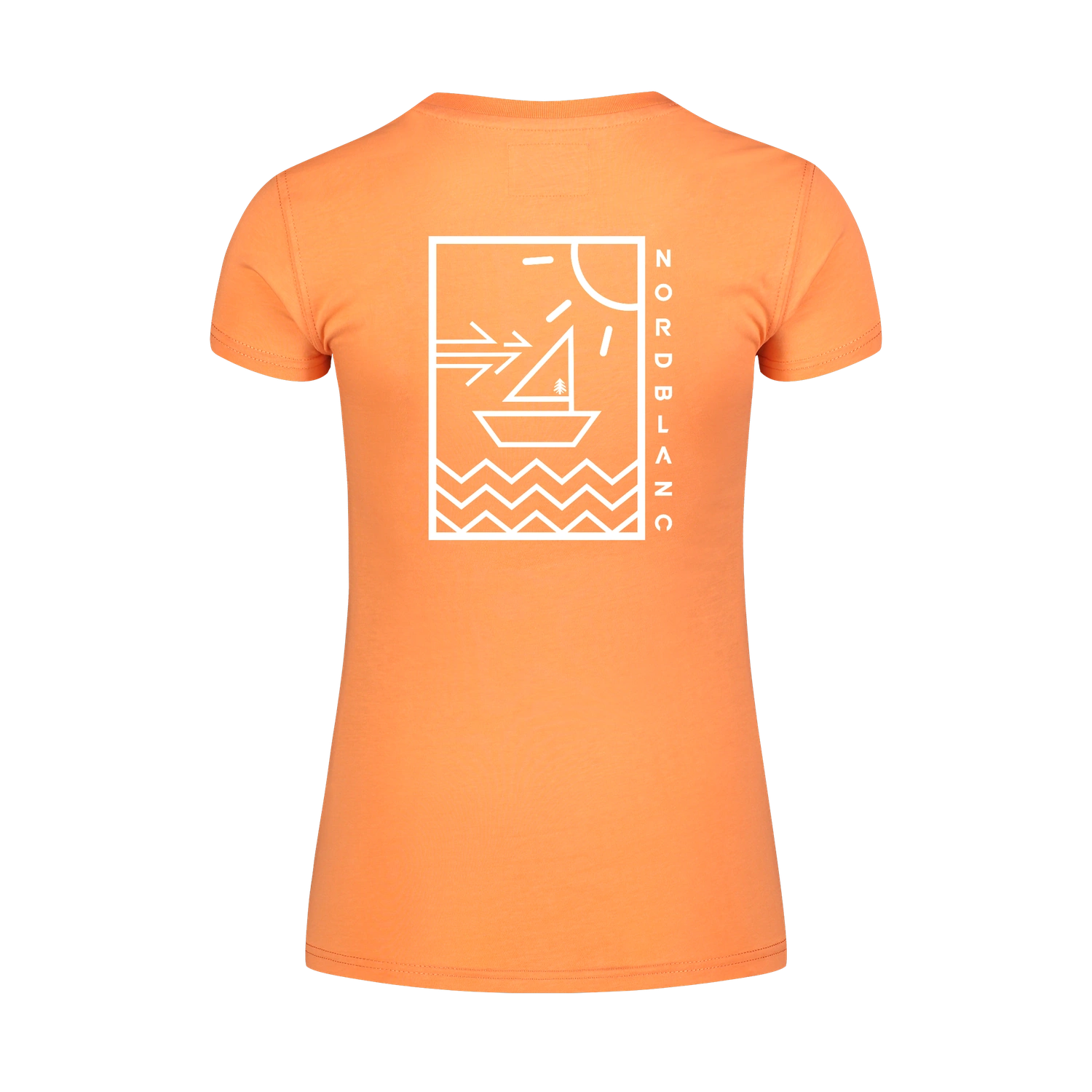 Organic cotton t-shirt women's - SUNSHINE orange-2