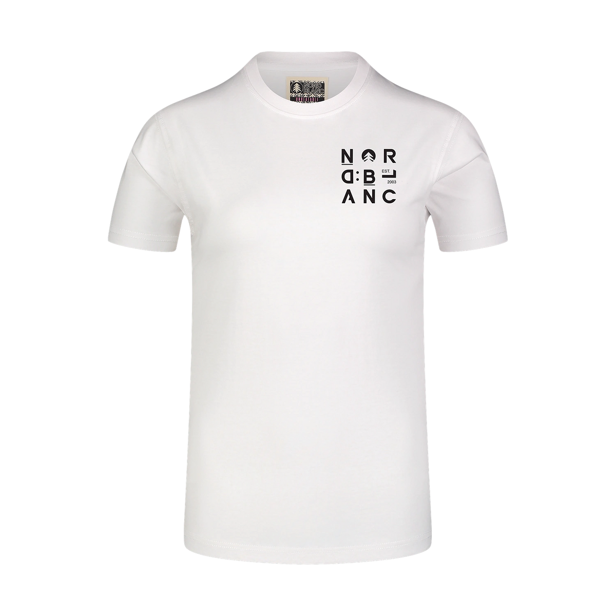 Organic cotton t-shirt women's - LETTERS white