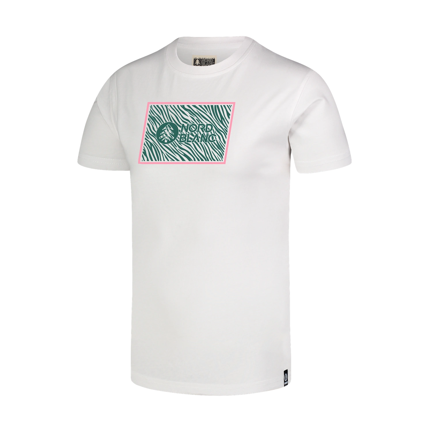 Organic cotton t-shirt women's - SAFARI white-2