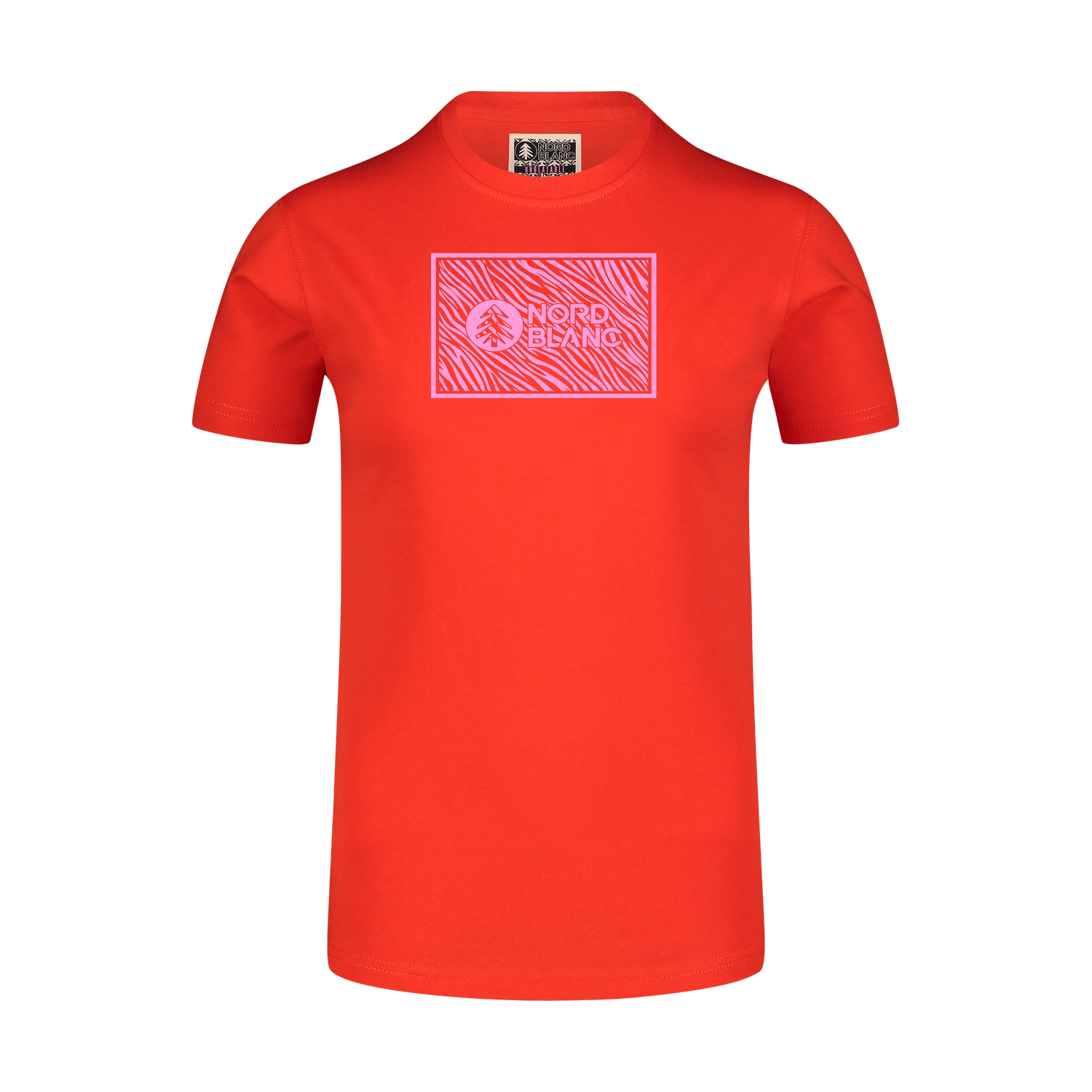 Organic cotton t-shirt women's - SAFARI orange-1