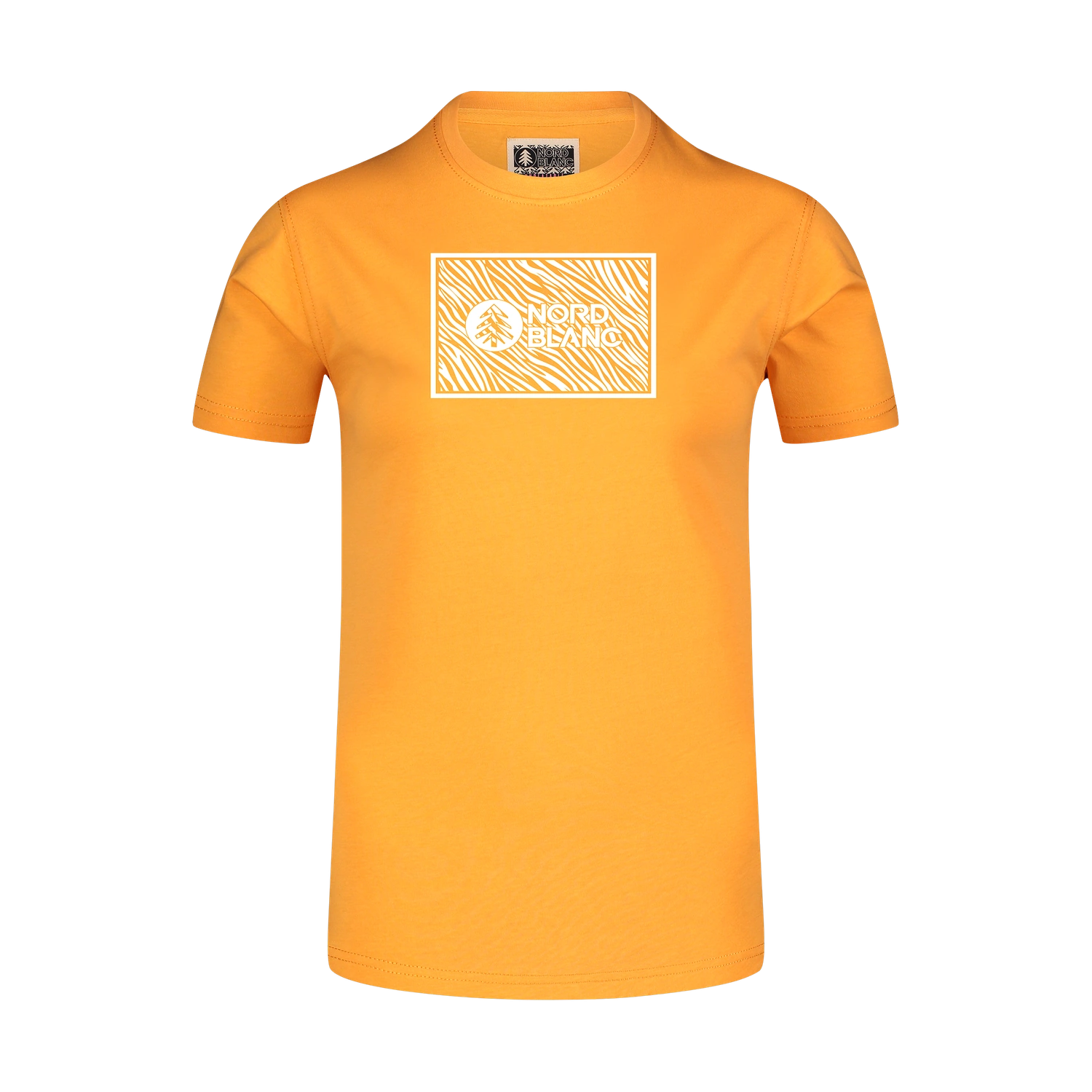 Organic cotton t-shirt women's - SAFARI yellow-1