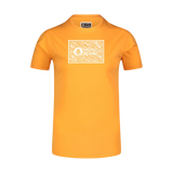 Organic cotton t-shirt women's - SAFARI yellow