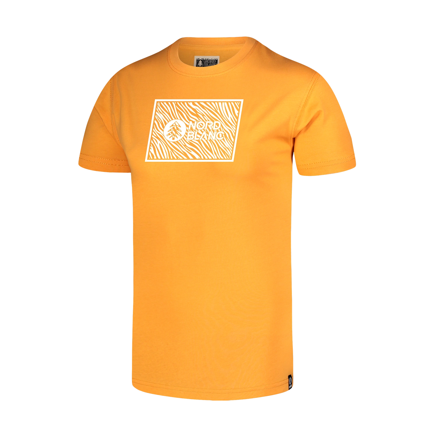 Organic cotton t-shirt women's - SAFARI yellow-2