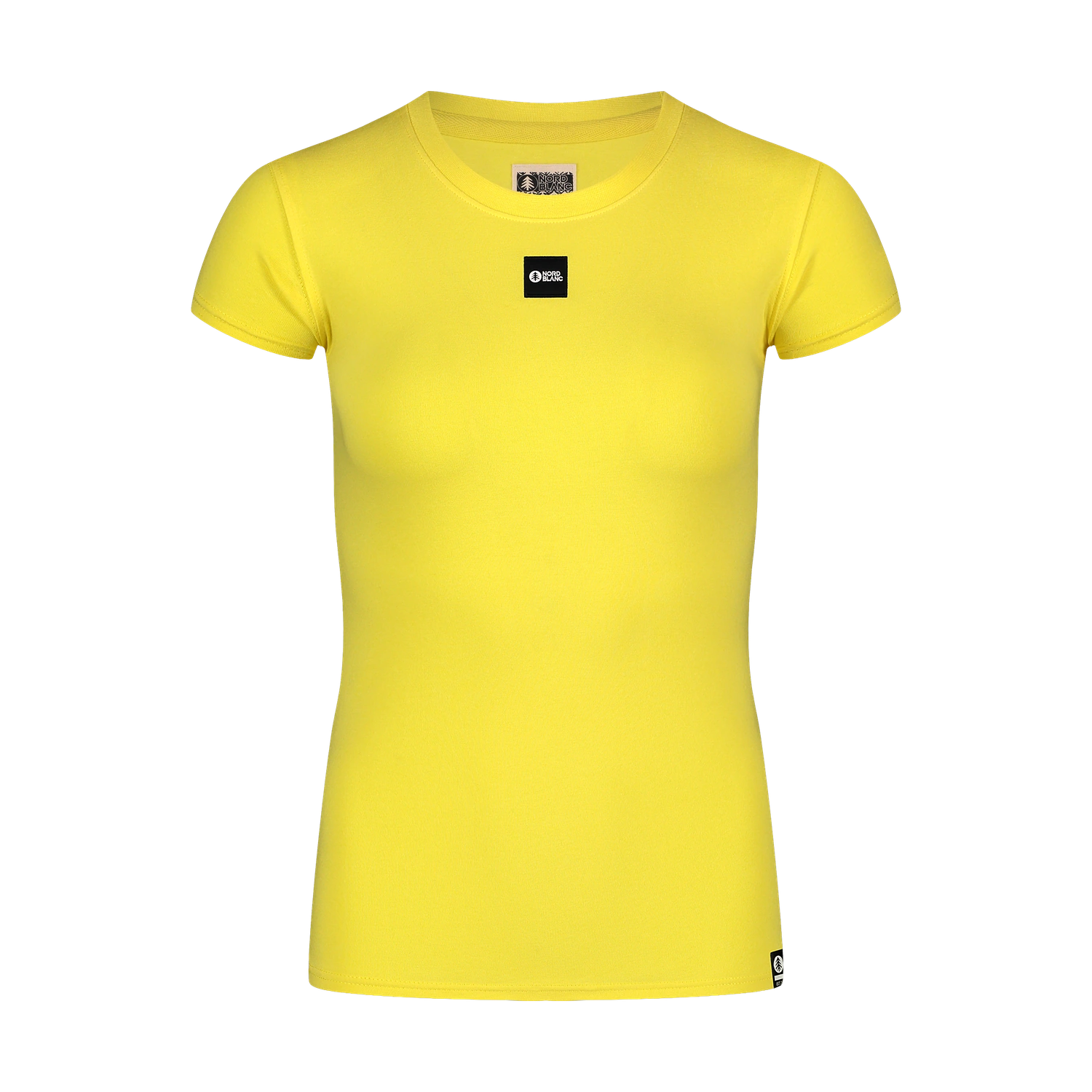 Cotton t-shirt women's - CLOSE-UP yellow-1
