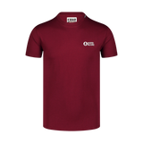 Organic cotton t-shirt men's - SAILBOARD wine red