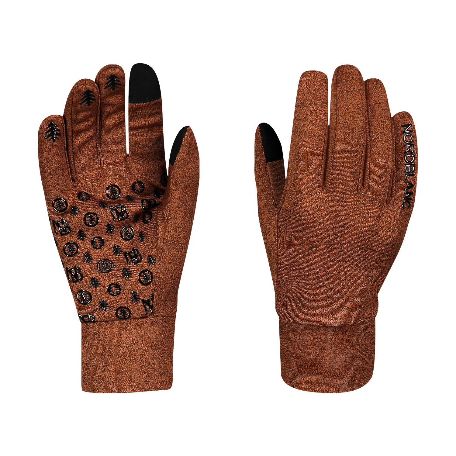 Powerfleece gloves - CONTROLLER brown-1