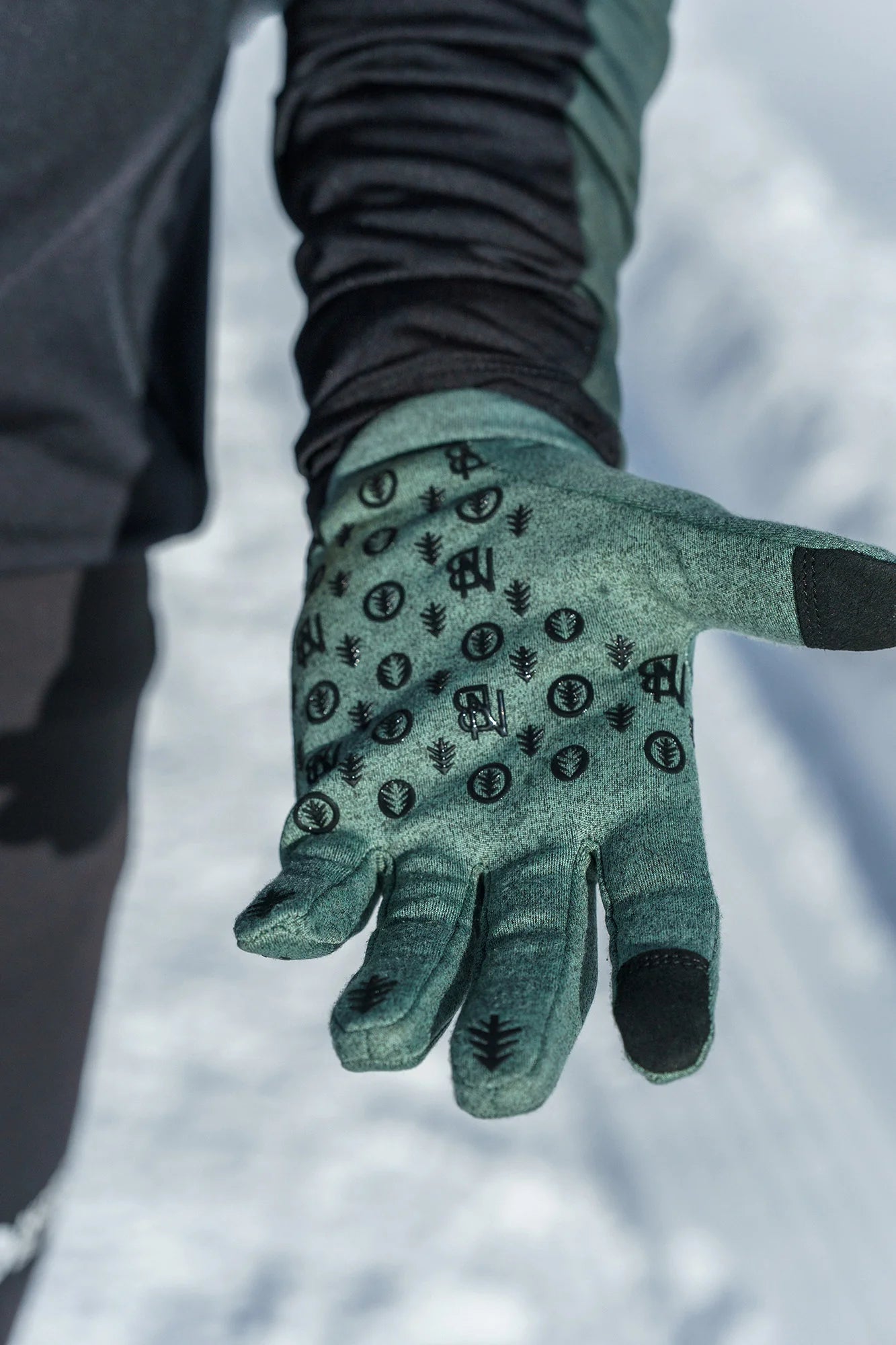 Powerfleece-Handschuhe - CONTROLLER grün-3
