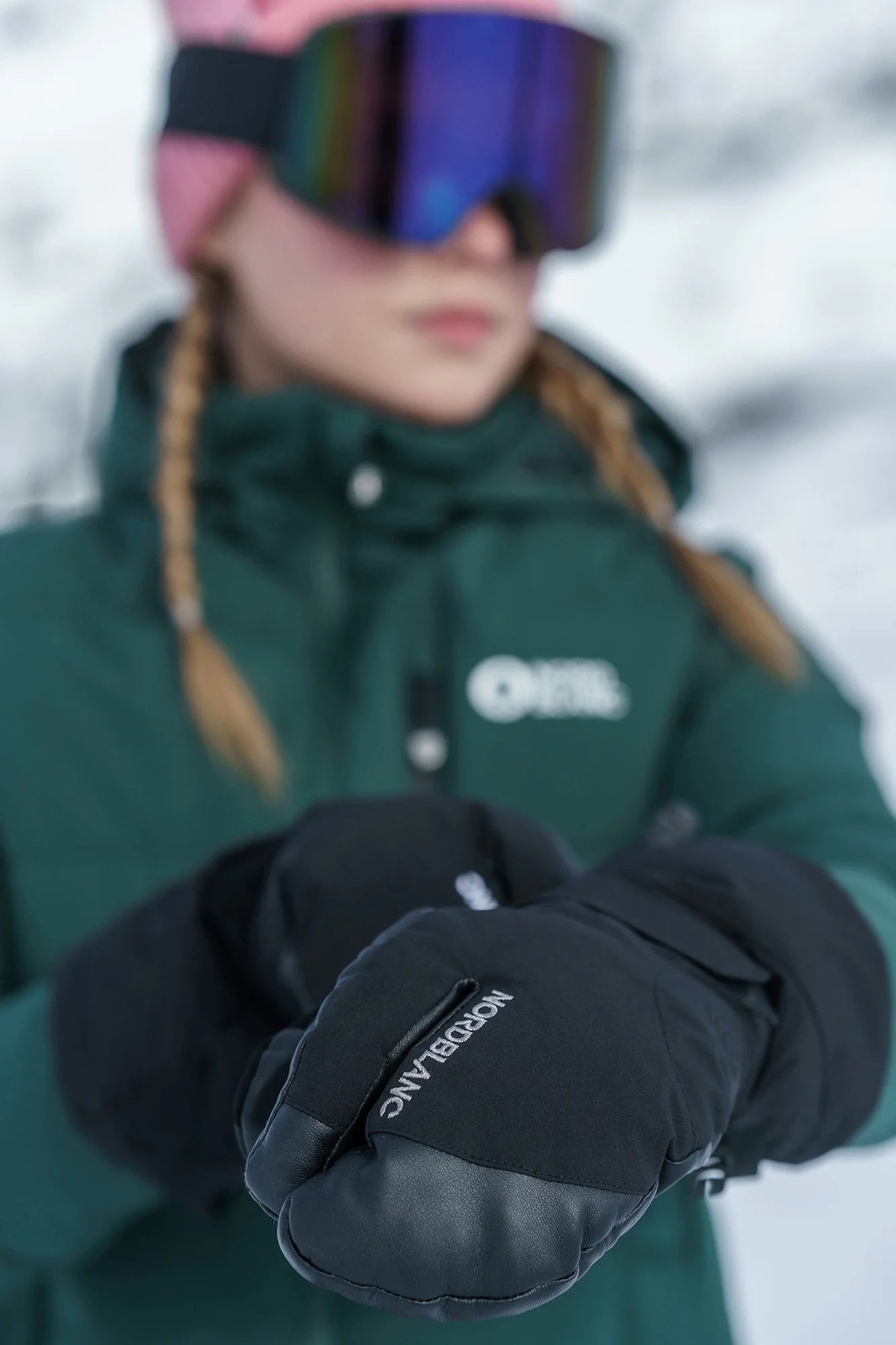Ski gloves - CRAB black-6