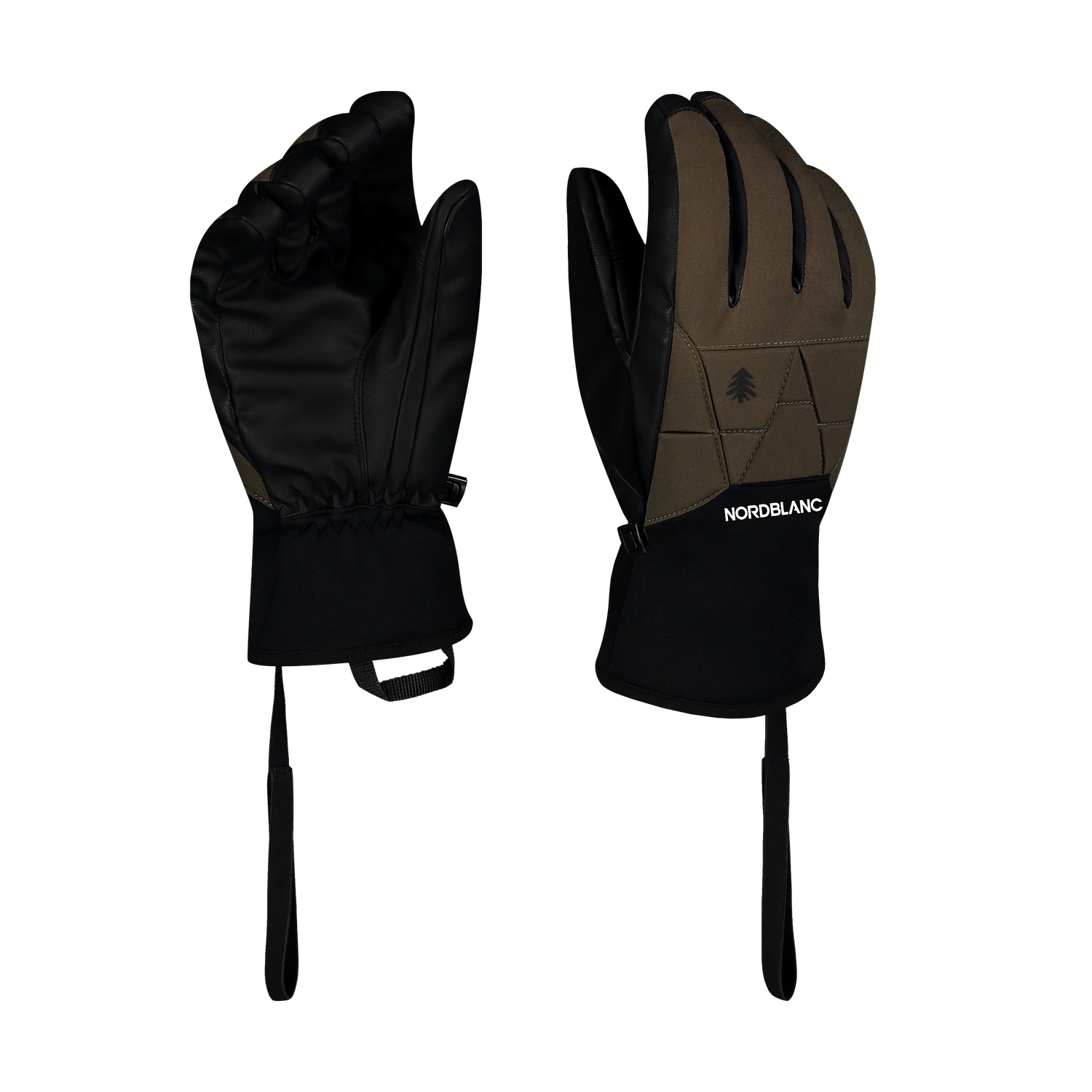 Ski- Handschuhe - BANDIT khaki-1