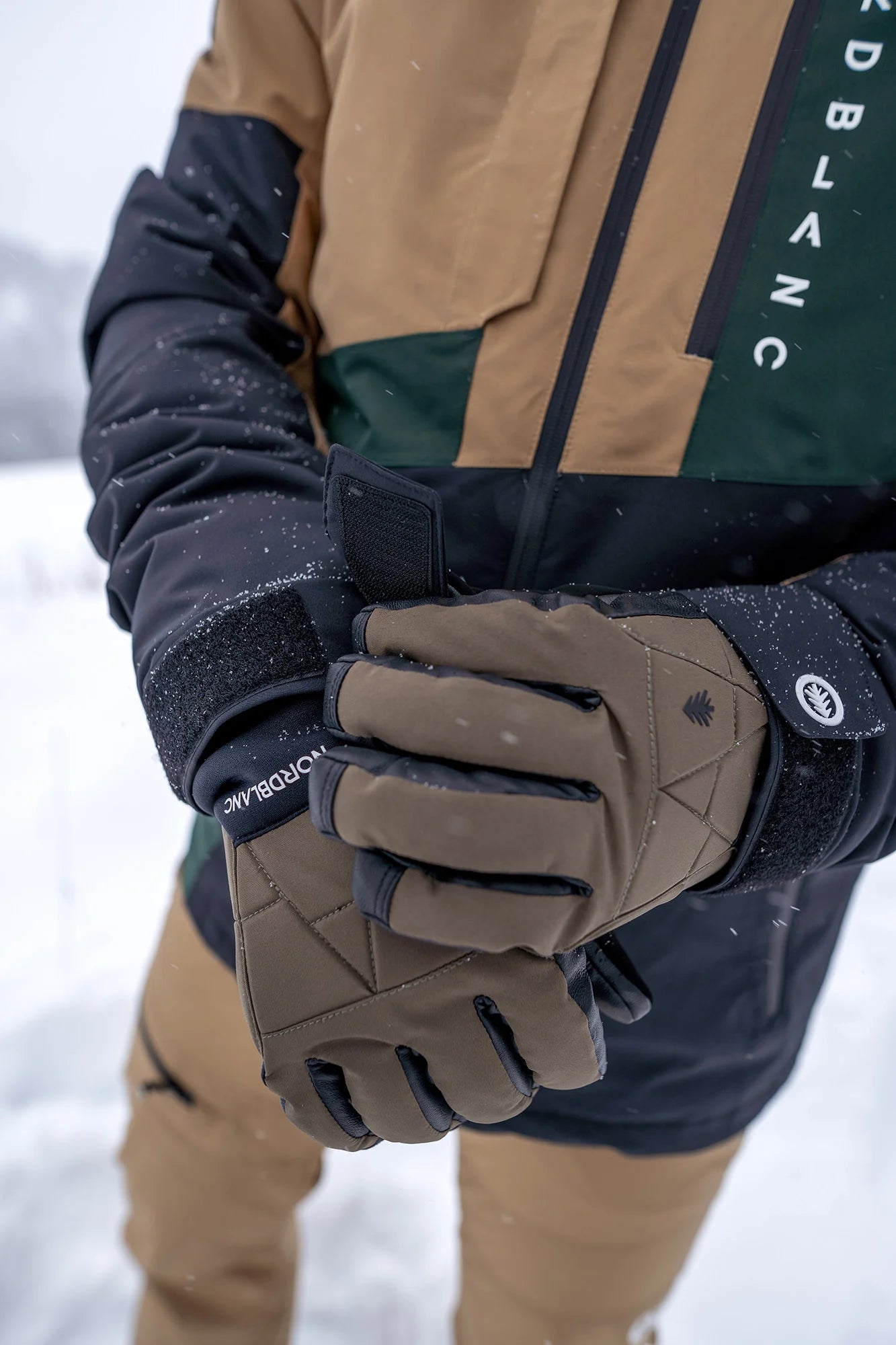 Ski- Handschuhe - BANDIT khaki-2