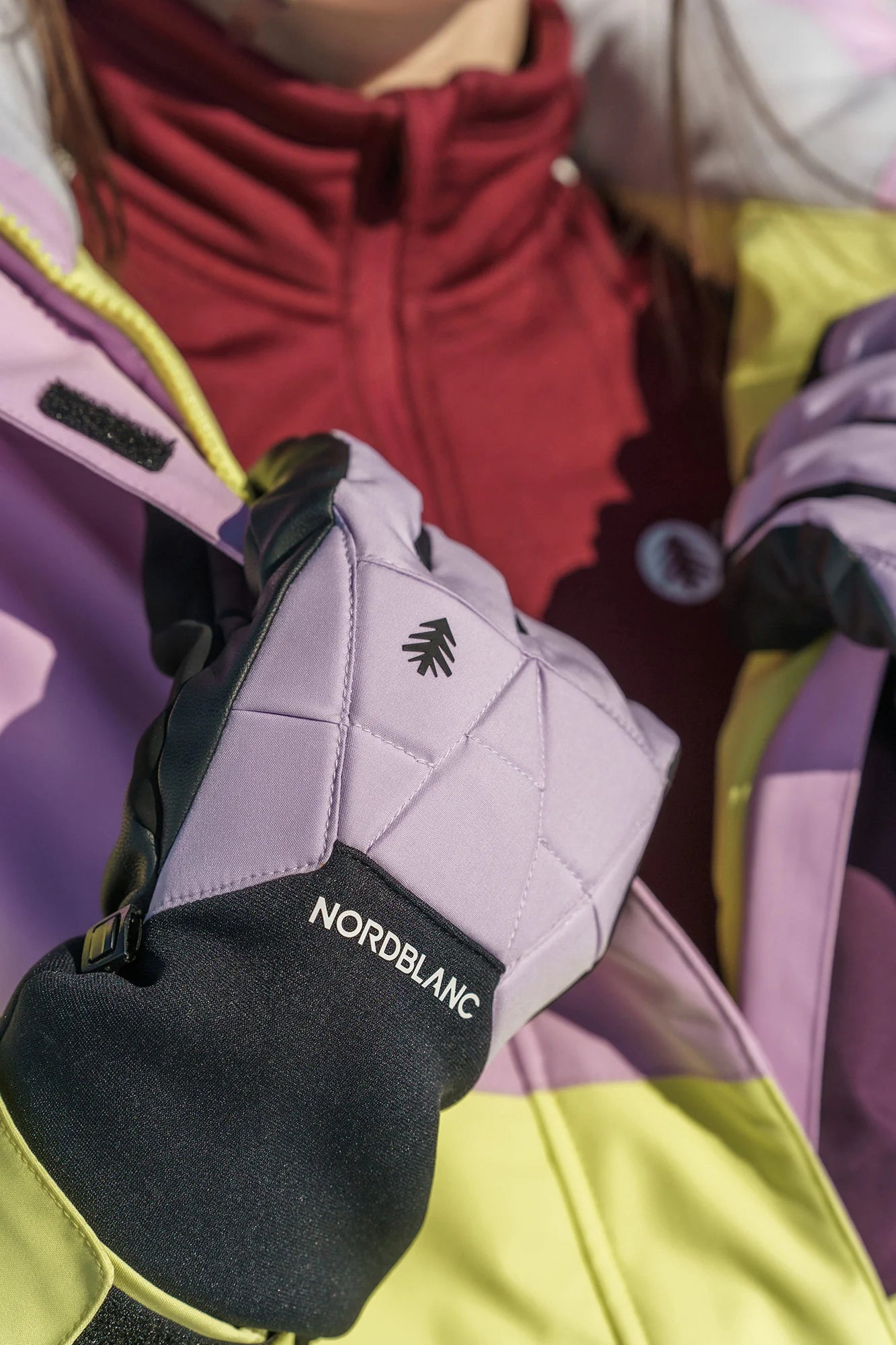 Ski- Handschuhe - BANDIT lila-3