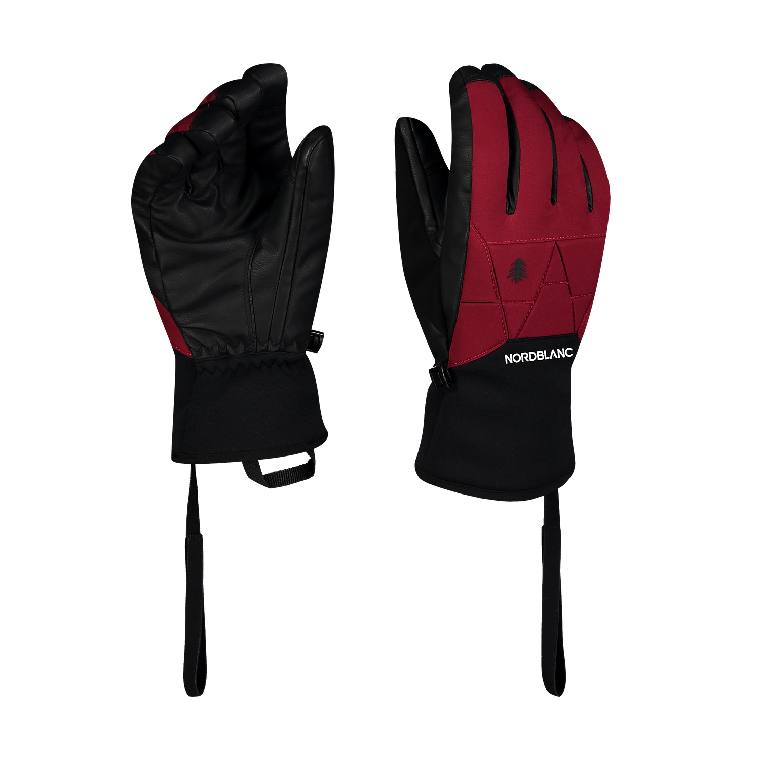 Ski- Handschuhe - BANDIT weinrot-1