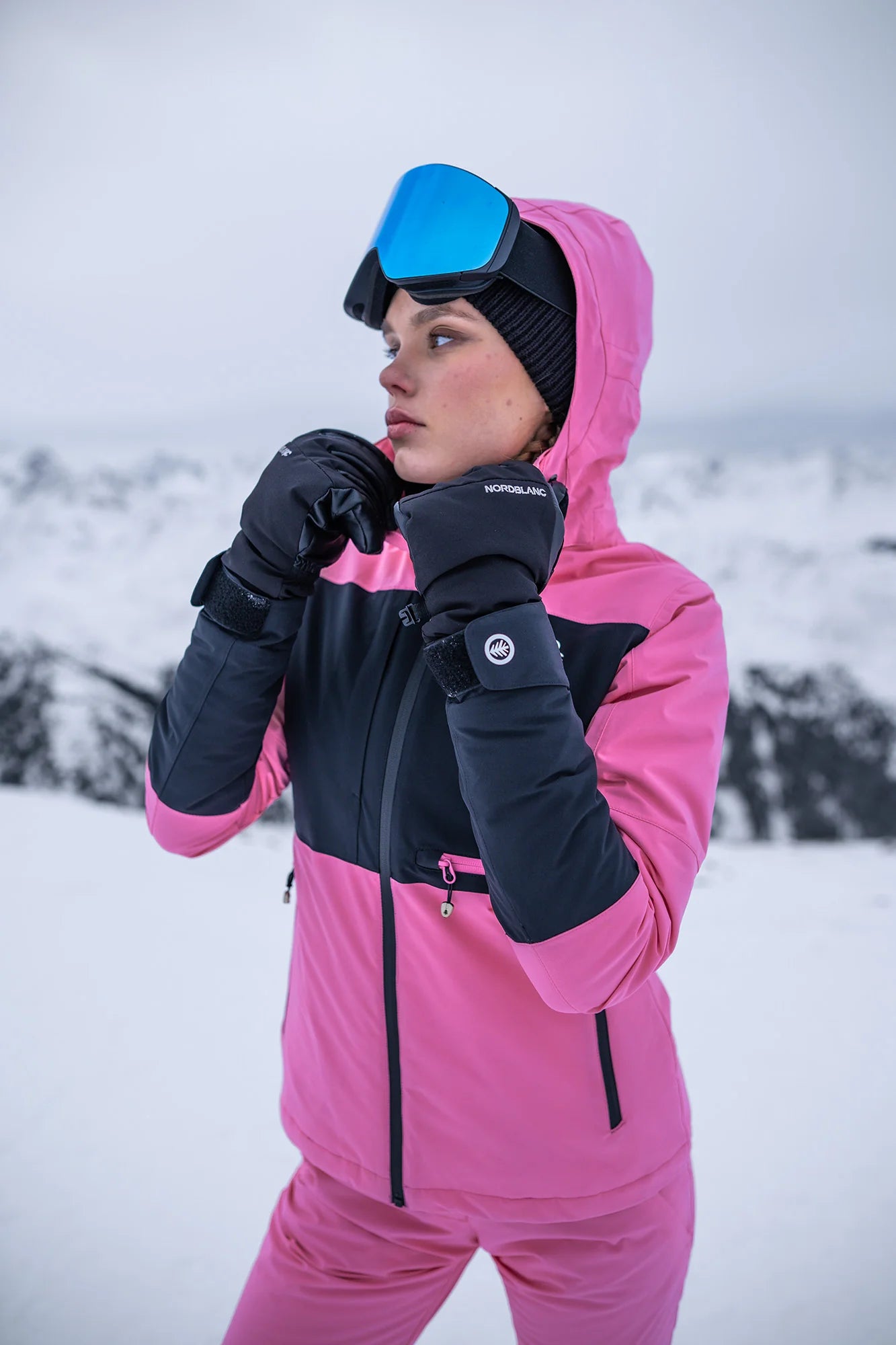 Ski- Handschuhe - ALPINE schwarz-3
