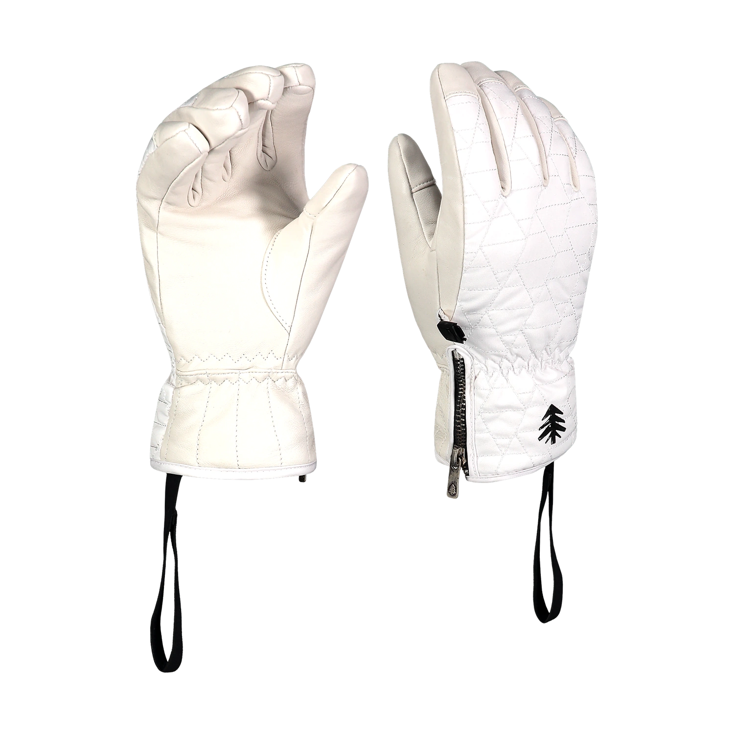 Ski gloves women's - WEB white