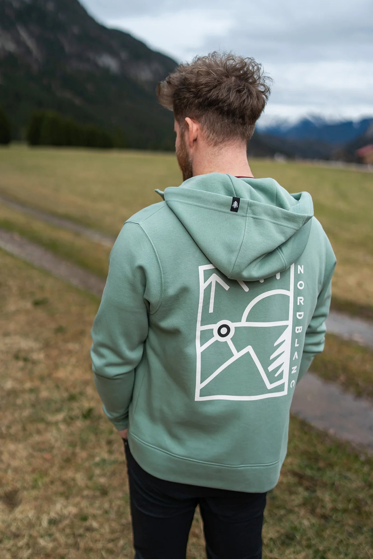 Sweatjacke Herren - MUNICIPAL grün-3