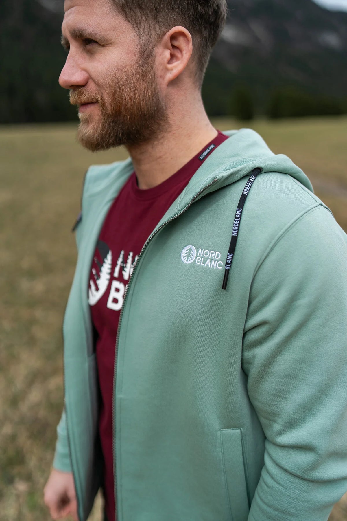 Sweatjacke Herren - MUNICIPAL grün-4