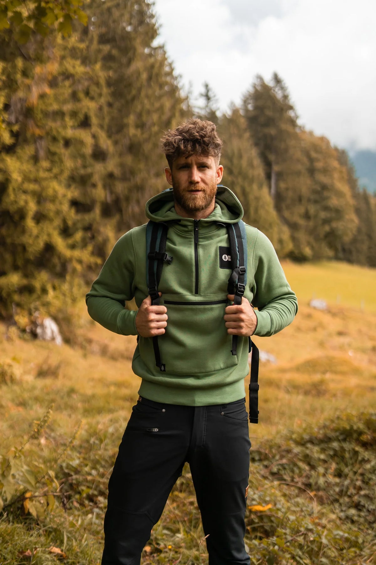 Sweatjacke Herren - BANDICOOT grün-2