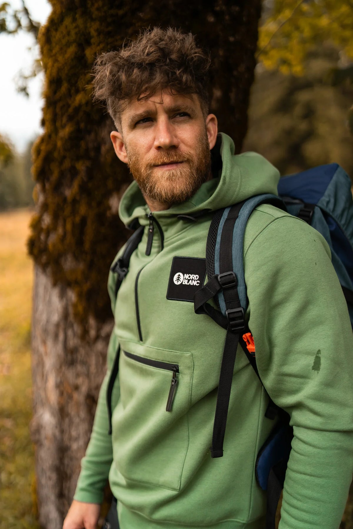 Sweatjacke Herren - BANDICOOT grün-3