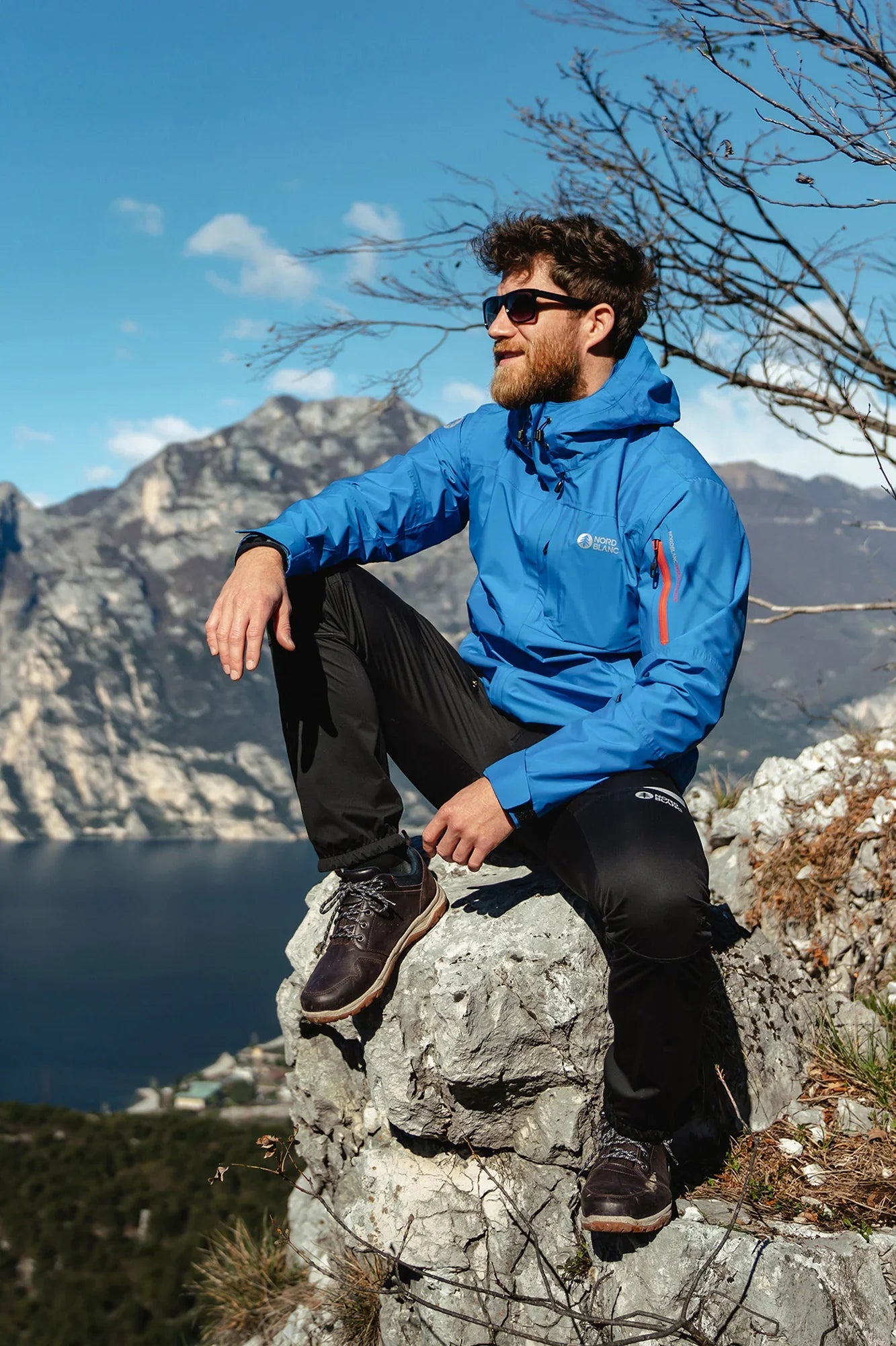 3LL outdoor jacket men's - RAINY blue-3