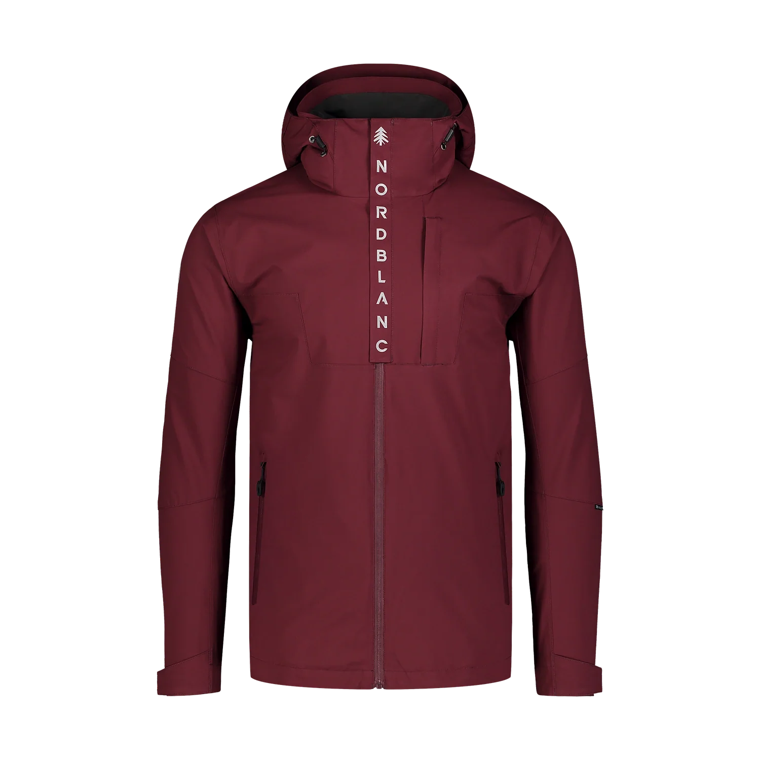 Outdoor dzseki/kabát férfi - COMPASS borszínű