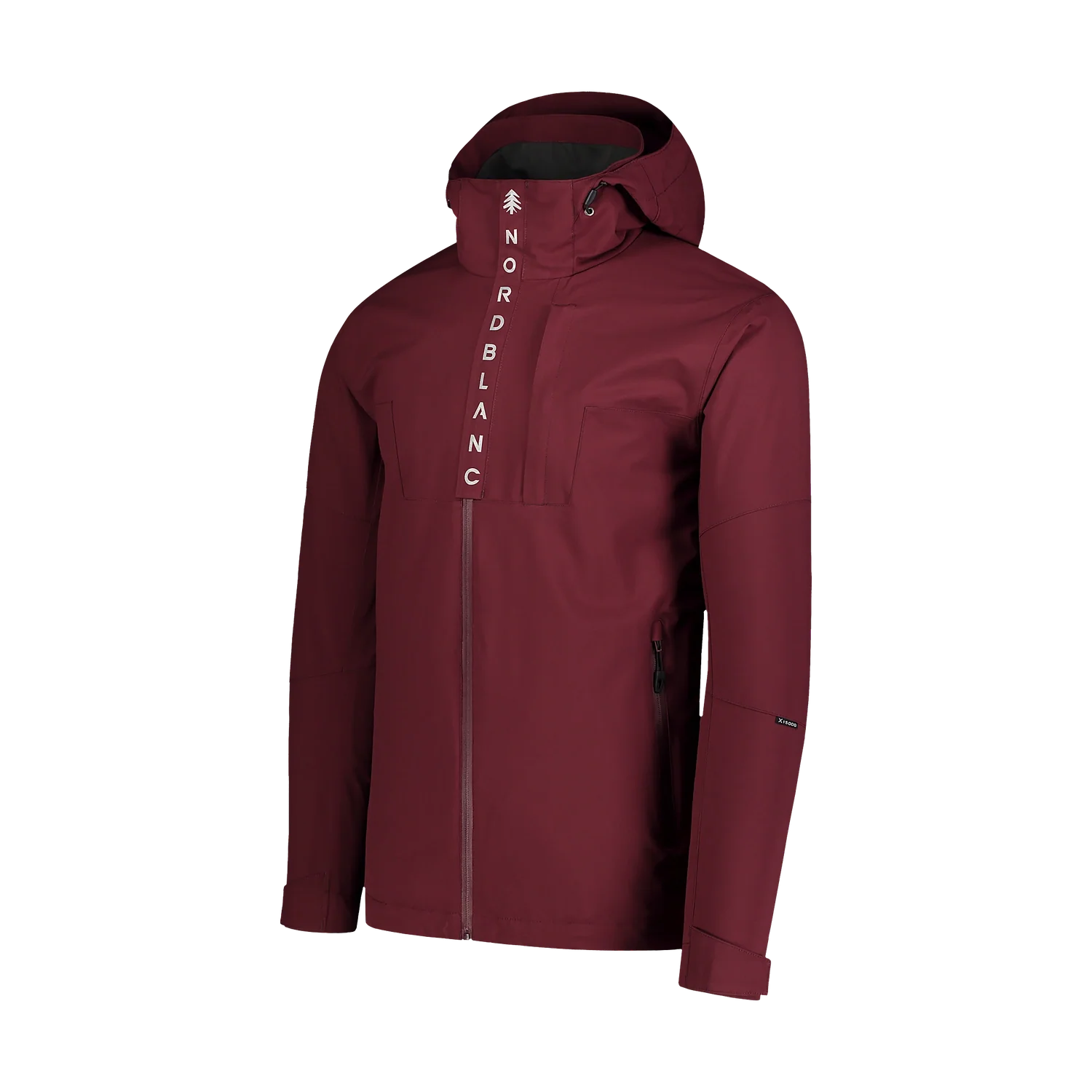 Outdoor jacket men's - COMPASS wine red-6